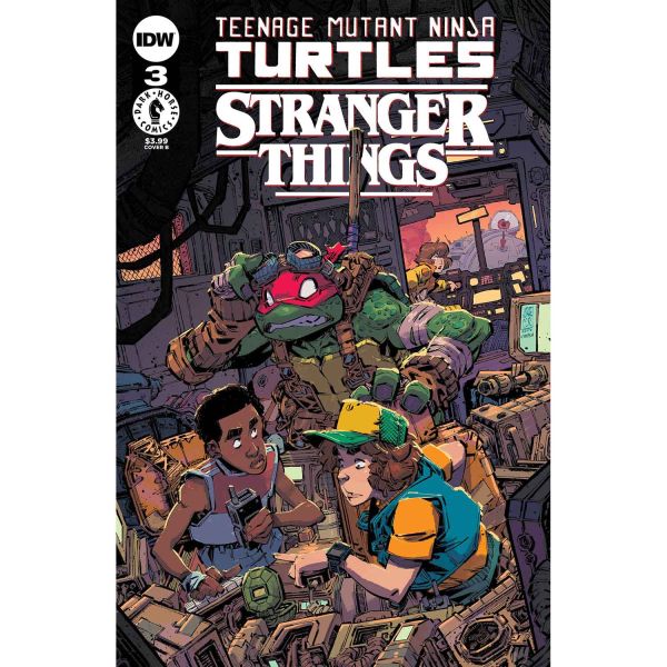 STRANGER THINGS and TEENAGE MUTANT NINJA TURTLES Comic Book