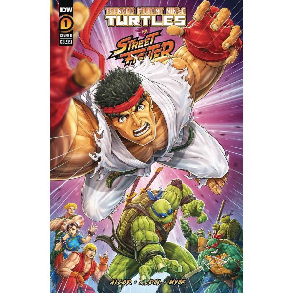 Teenage Mutant Ninja Turtles Vs. Street Fighter' Comic