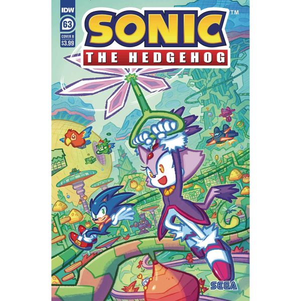 SONIC THE HEDGEHOG #63 Cvr C RI 1:10 IDW Comics MAY231371 63C 63RI