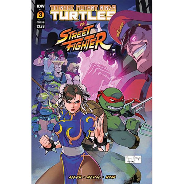 Teenage Mutant Ninja Turtles Vs. Street Fighter' Comic