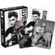 Elvis Black And White Playing Cards