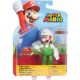 Super Mario Fire Luigi 4 Inch Figure