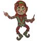 Cruddy Christmas Angry Elf Mini Monster Wall D?cor