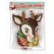 Sparkle Chestnut Brown Doe-Wee Reindeer 3D Wall Decor