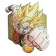 Dragonball Z Golden Series2 Super Saiyan Goku Pin