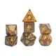 Dungeons & Dragons Adventure Dice Monk Blue Gold