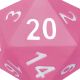 Pink Foam 5In D20 Dice