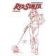 Red Sonja #15 Cover Q 1:10 Linsner Fiery Red Line Art