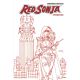 Red Sonja #8 Cover Q Linsner Fiery Red Line Art 1:10 Variant