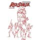 Red Sonja #12 Cover Q 1:10 Linsner Firey Red Line Art