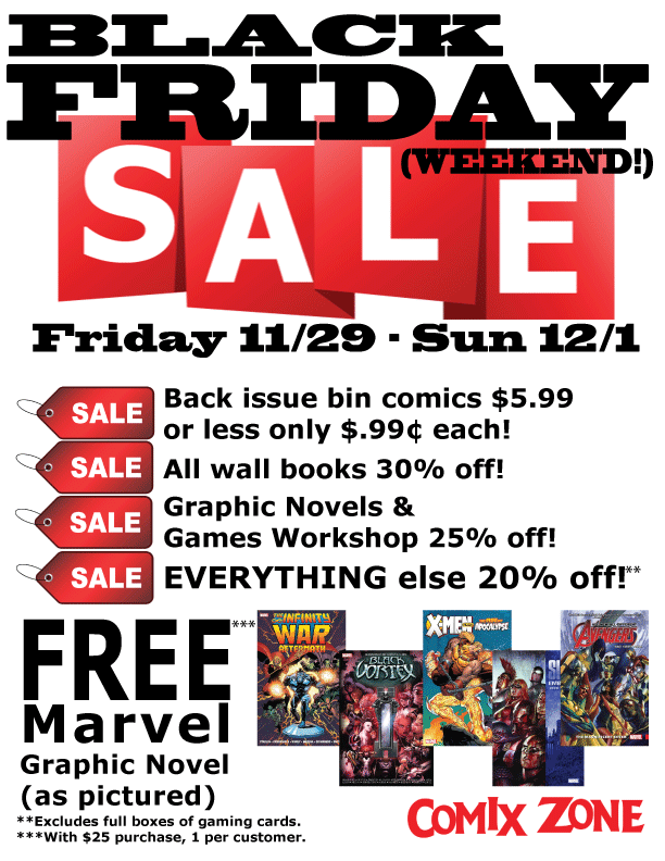 New Comics, Graphic Novels & Toys - arriving 12/4/2024